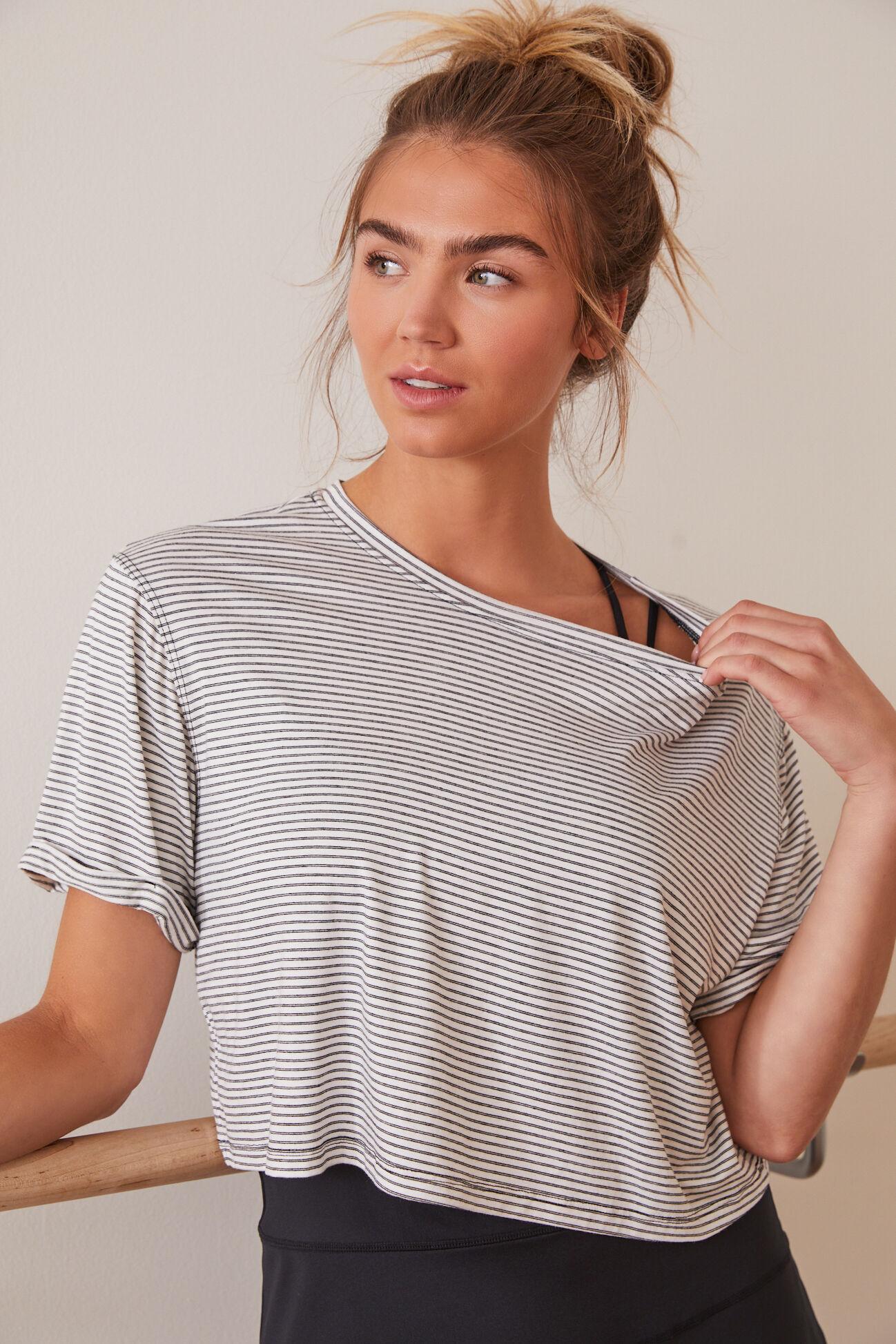 Make It Count Striped Tee Product Image