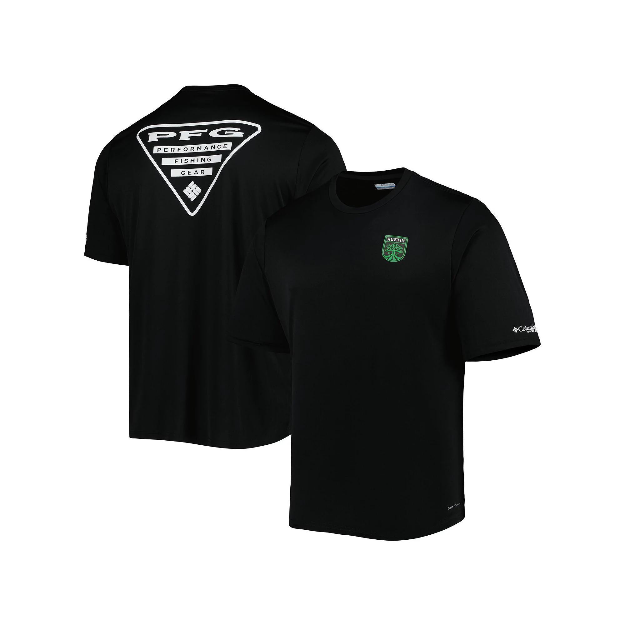 Men's Columbia Black Austin FC Terminal Tackle Omni-Shade T-Shirt, Size: Large, Afc Black Product Image