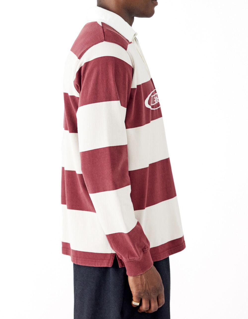 IETS FRANS Stripe Mens Long Sleeve Rugby Shirt Product Image