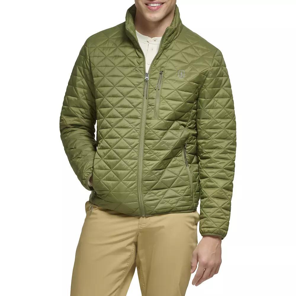 Mens G.H. Bass & Co. Packable Quilted Jacket Green Product Image