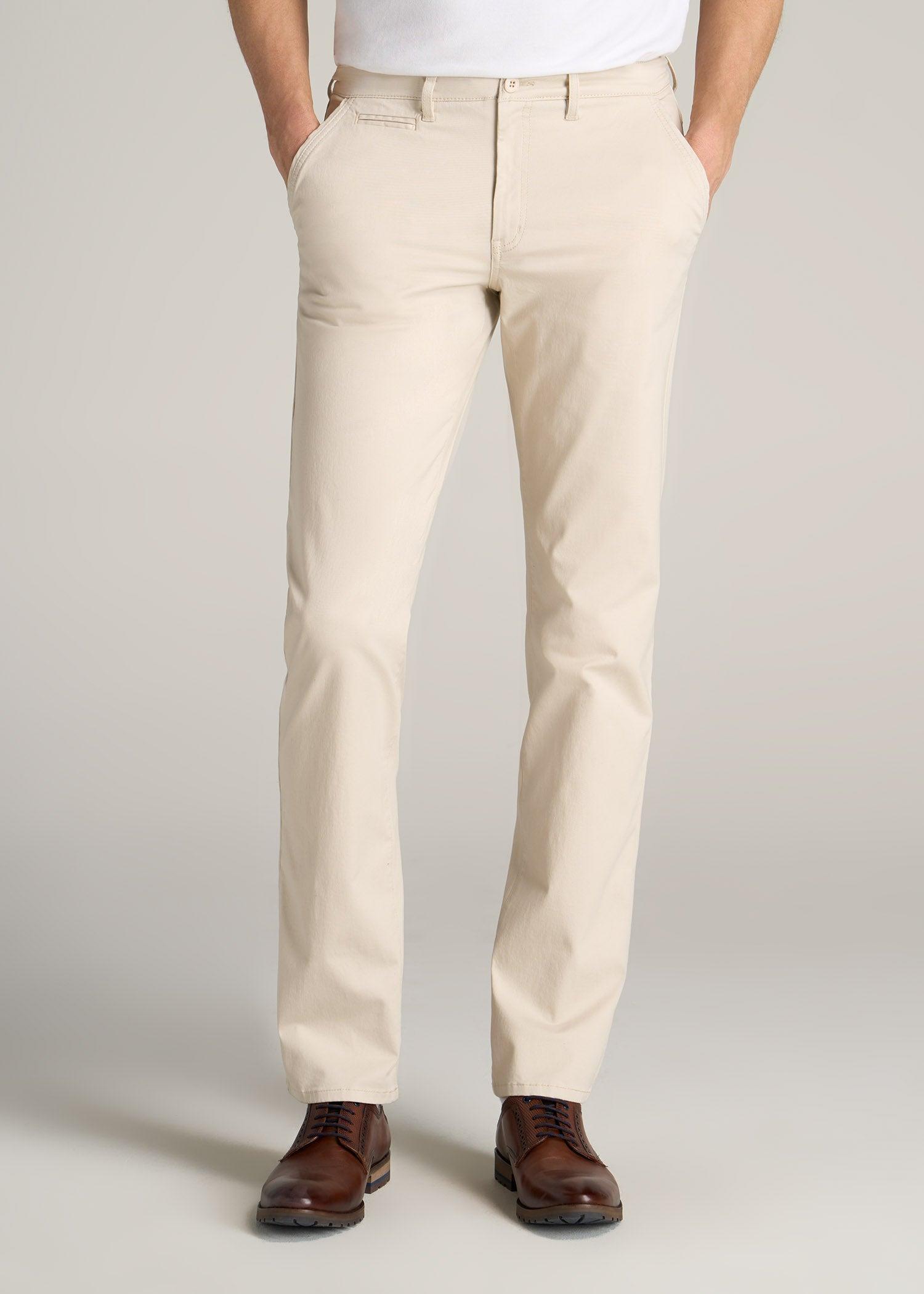 Carman TAPERED Chinos for Tall Men in Russet Brown Product Image