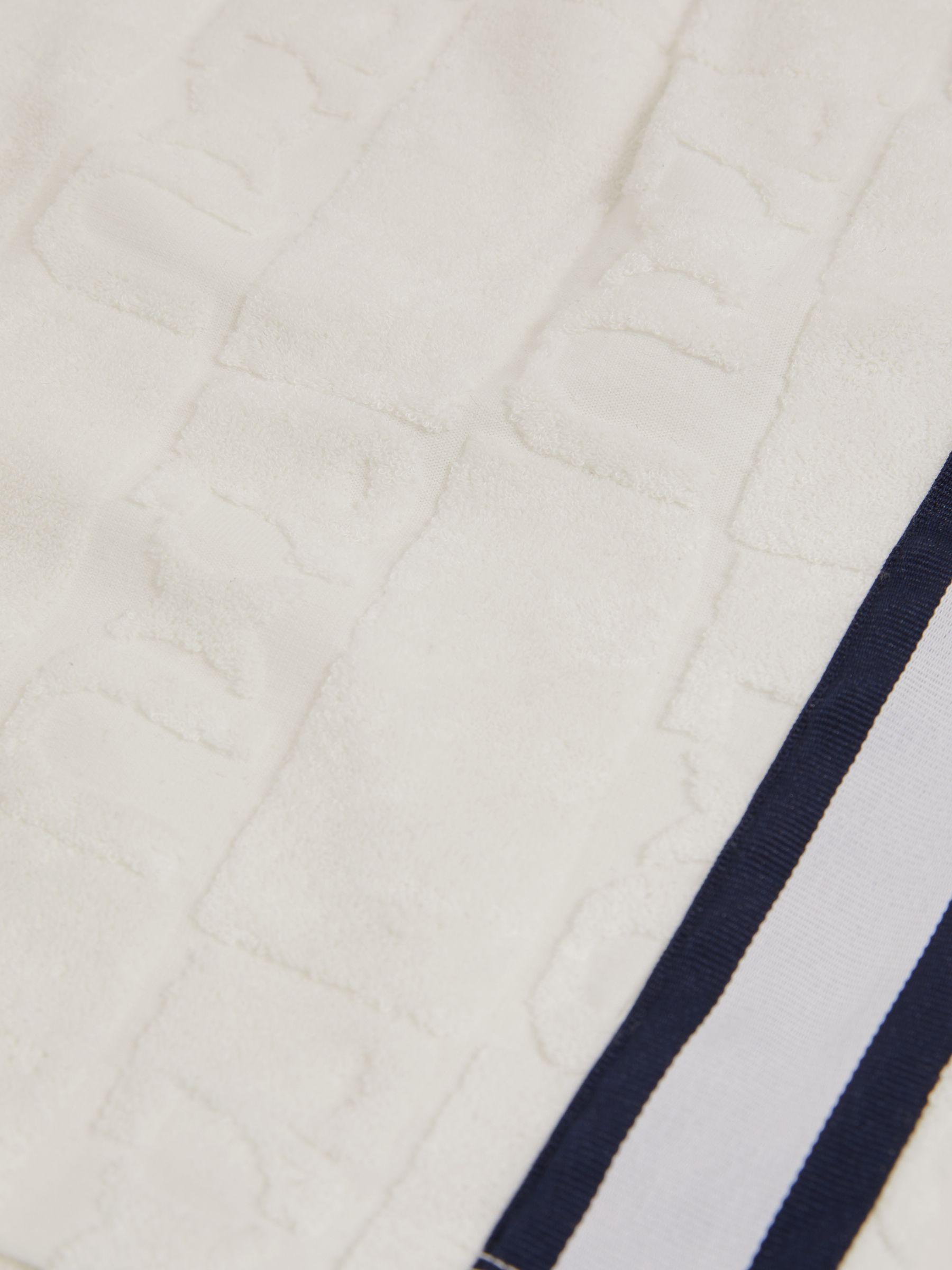 Reiss | Ché Towelling Monogram Shorts in White Product Image