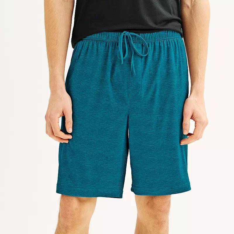 Men's Sonoma Goods For Life® Supersoft Pajama Shorts, Size: Medium, Light Gray Space Dye Product Image