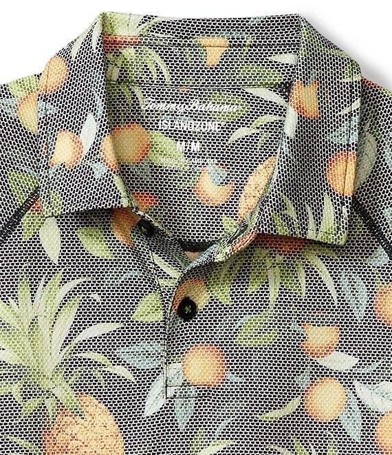 Tommy Bahama Citrus Grove Short Sleeve Printed Polo Shirt Product Image