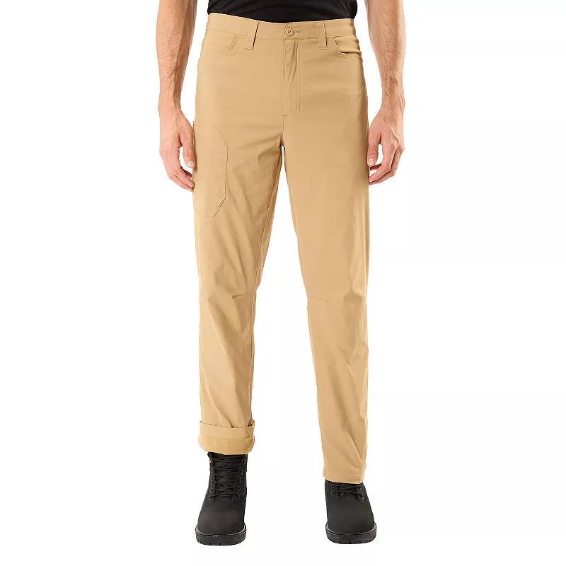 Mens Smiths Workwear Relaxed-Fit Fleece-Lined Stretch Performance Pants Green Product Image
