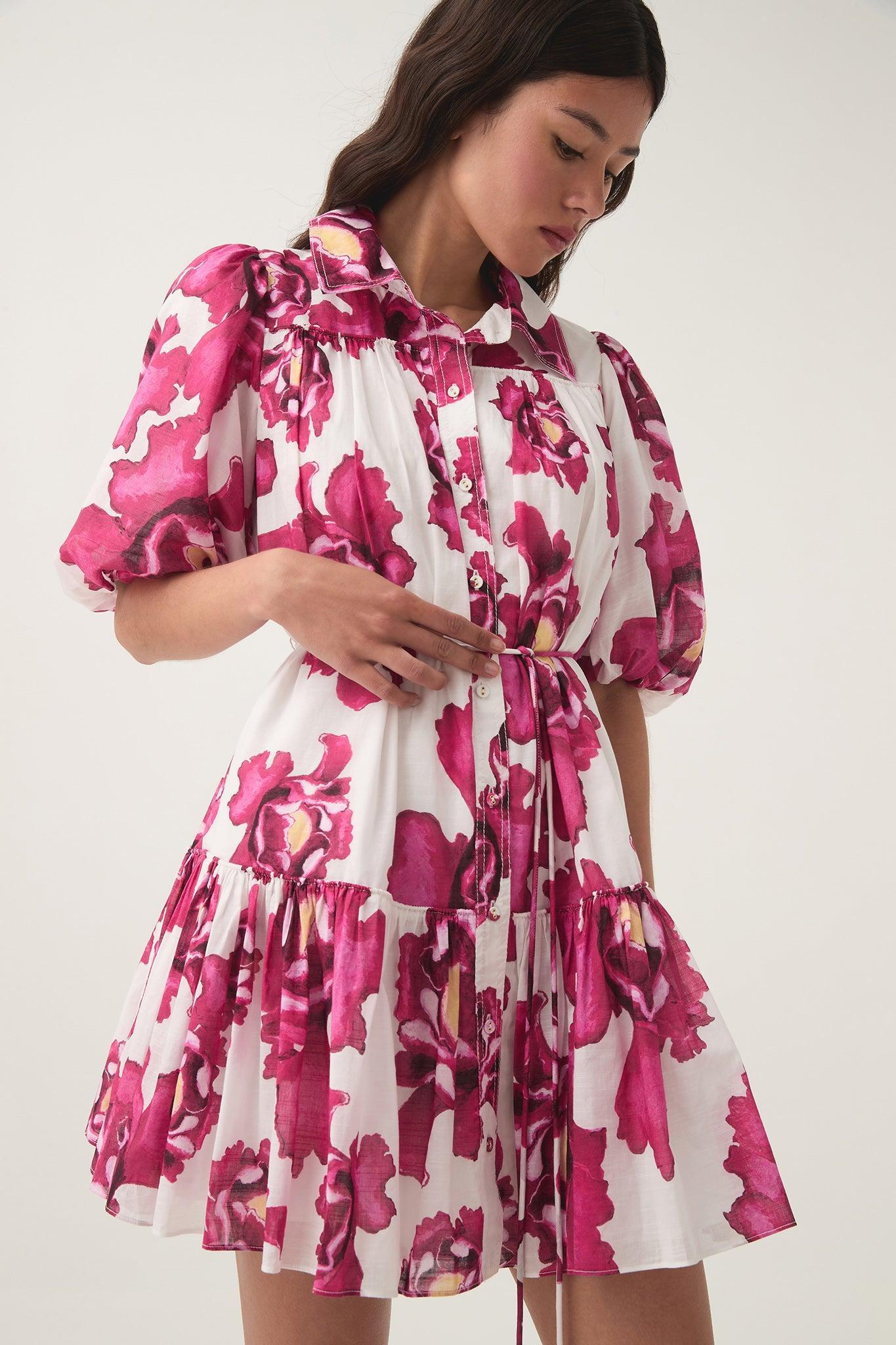 Solace Lace Trim Mini Dress Product Image