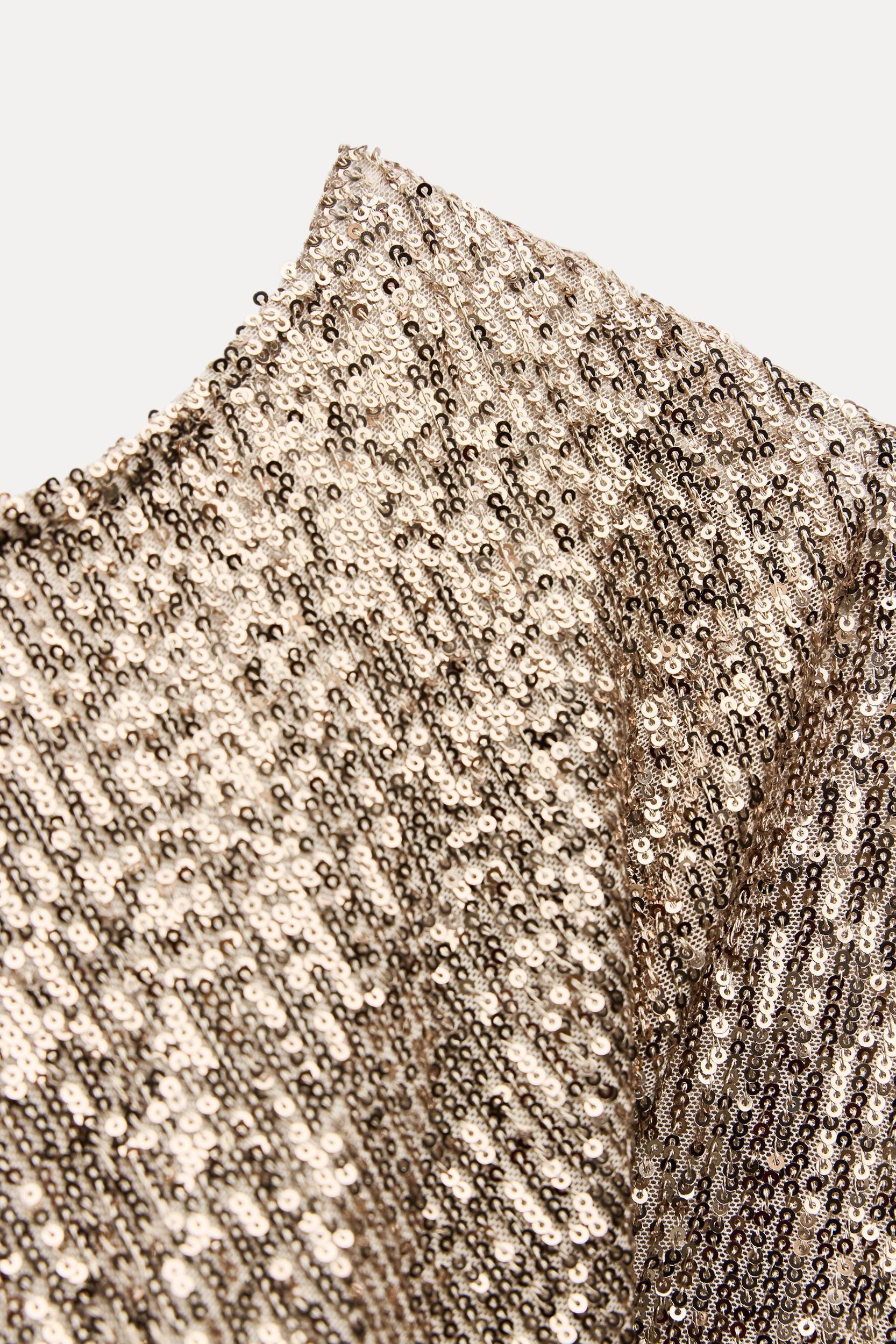SHORT SEQUIN DRESS Product Image
