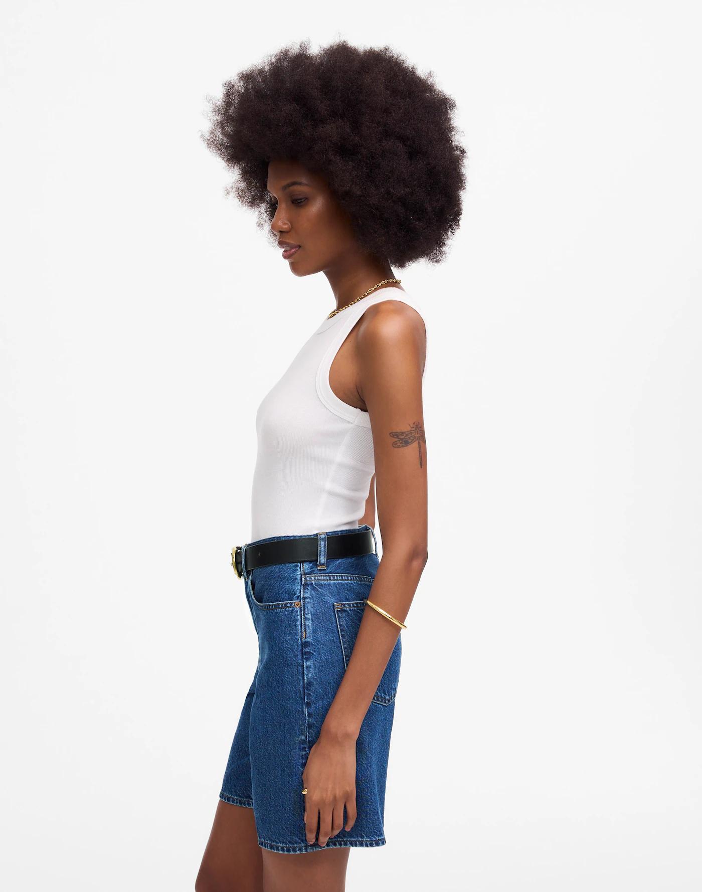 The 1997 Denim Bermuda Short Product Image