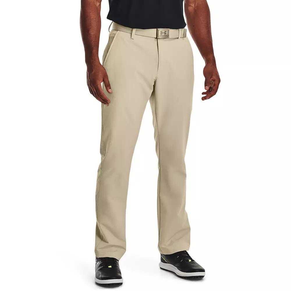 Men's Under Armour Tech Moisture-Wicking Golf Pants, Size: 38X30, Black Navy Product Image
