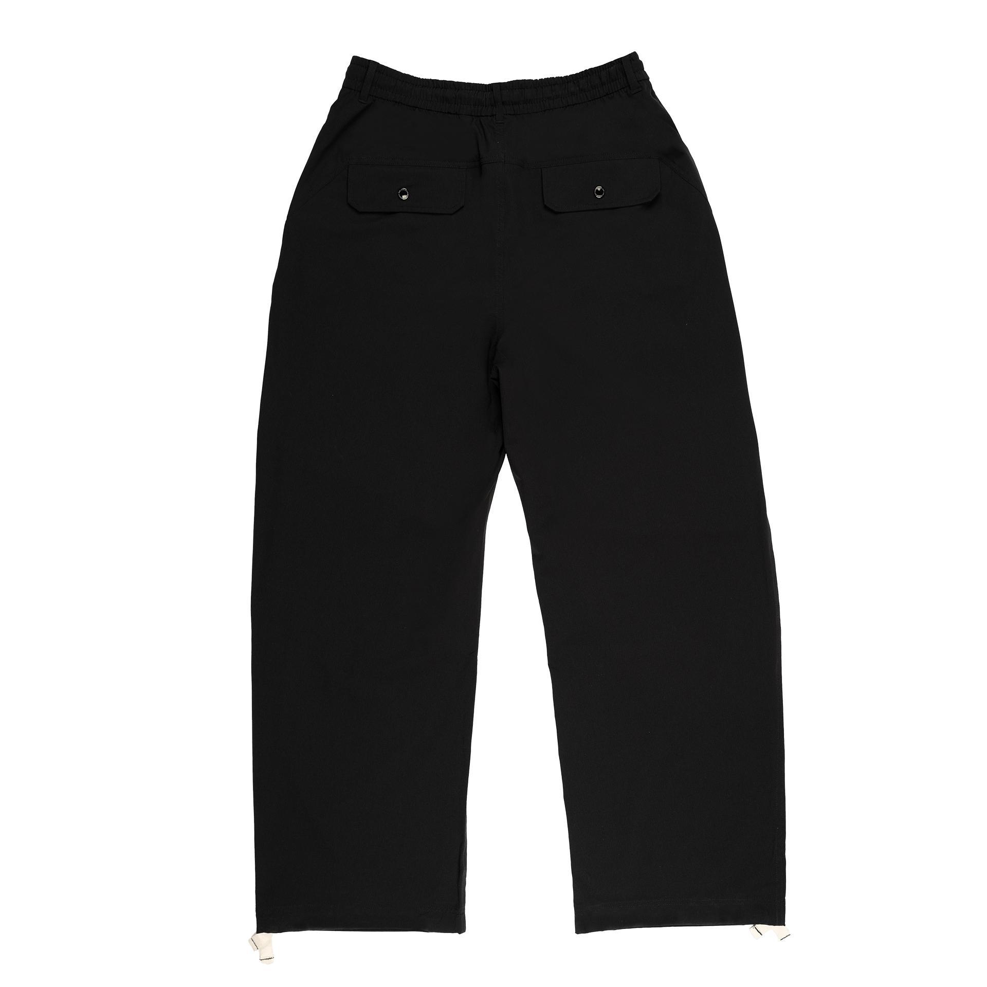 New Era Branded Nylon Military Black Cargo Pants Male Product Image