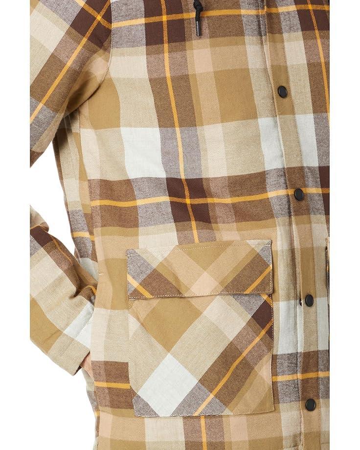 Signature Heritage Textured Flannel Plaid Hooded Shirt Product Image