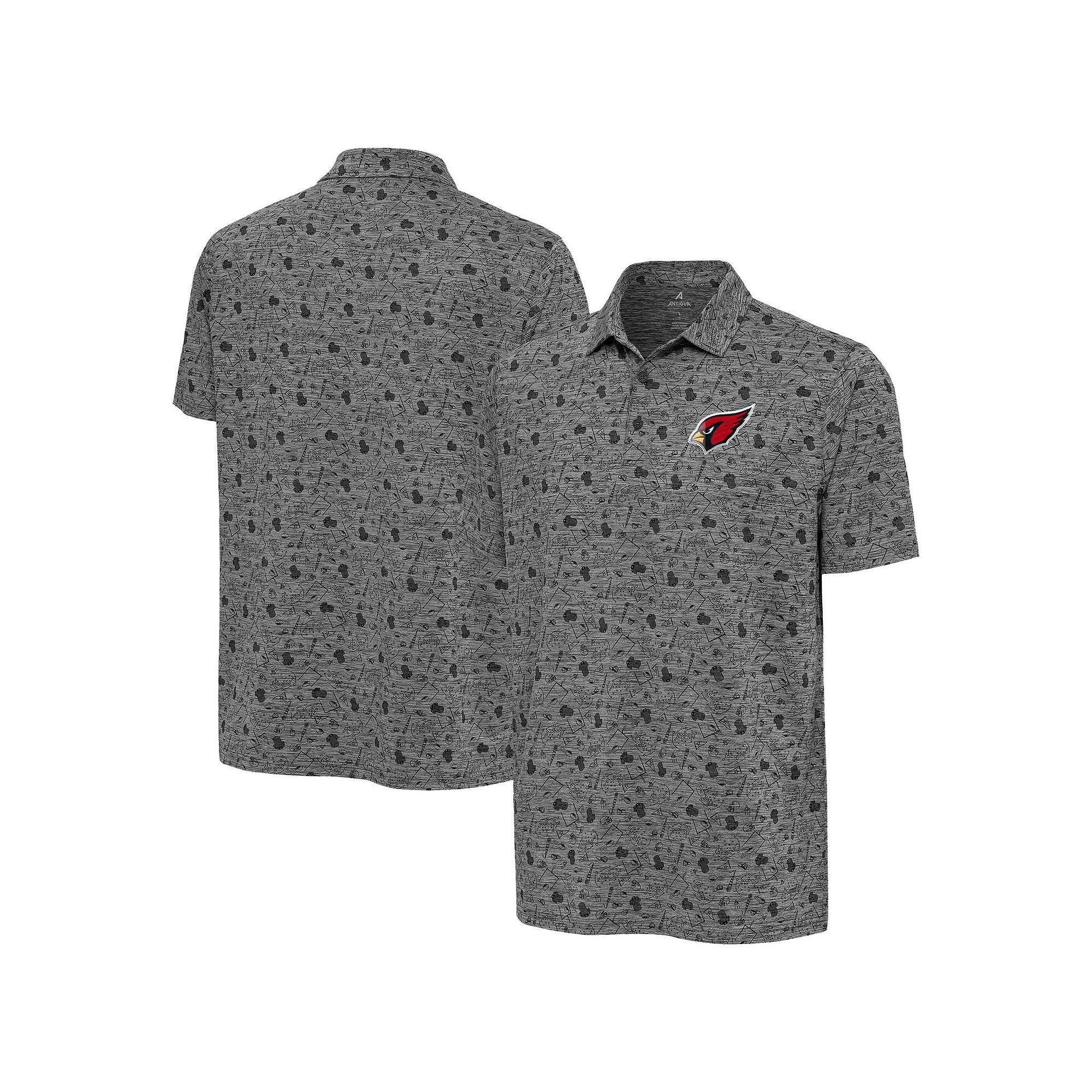 Mens Antigua Heather New York Giants Relentless Polo Blue Product Image
