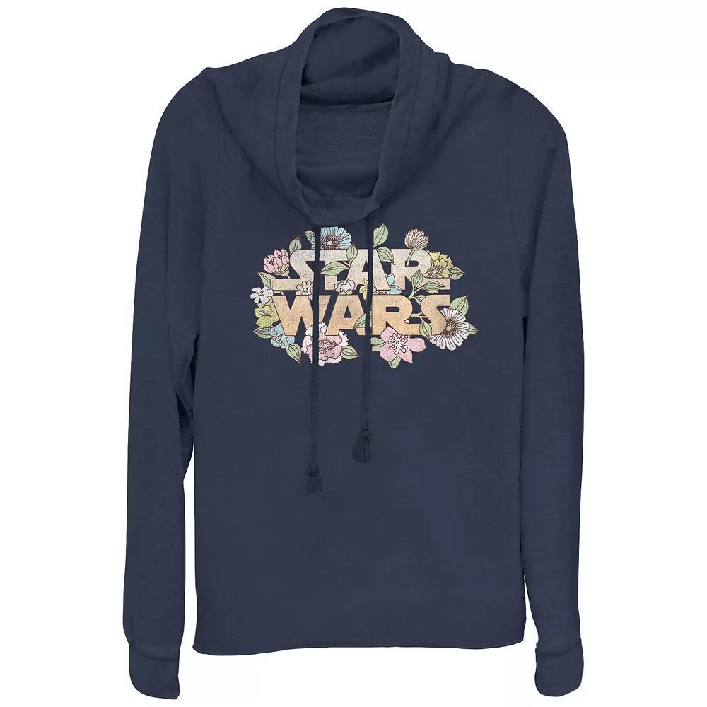 Women's Mom Cowlneck Graphic Lightweight Long Sleeve, Size: XXL, Black Product Image