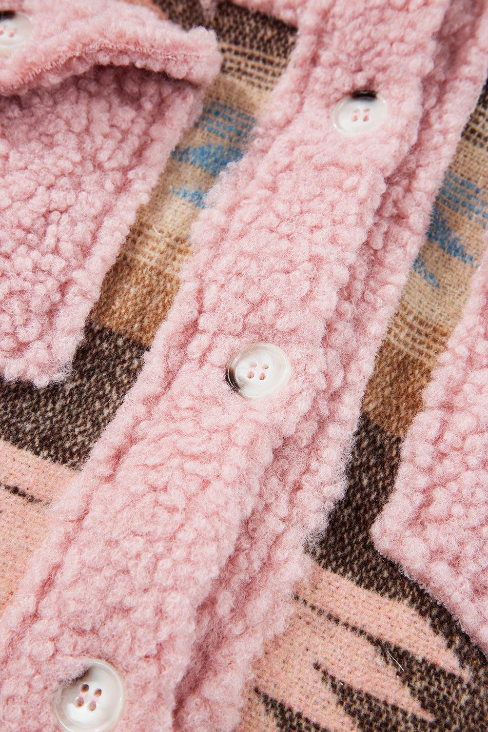Aztec Sherpa Lined Jacket Product Image