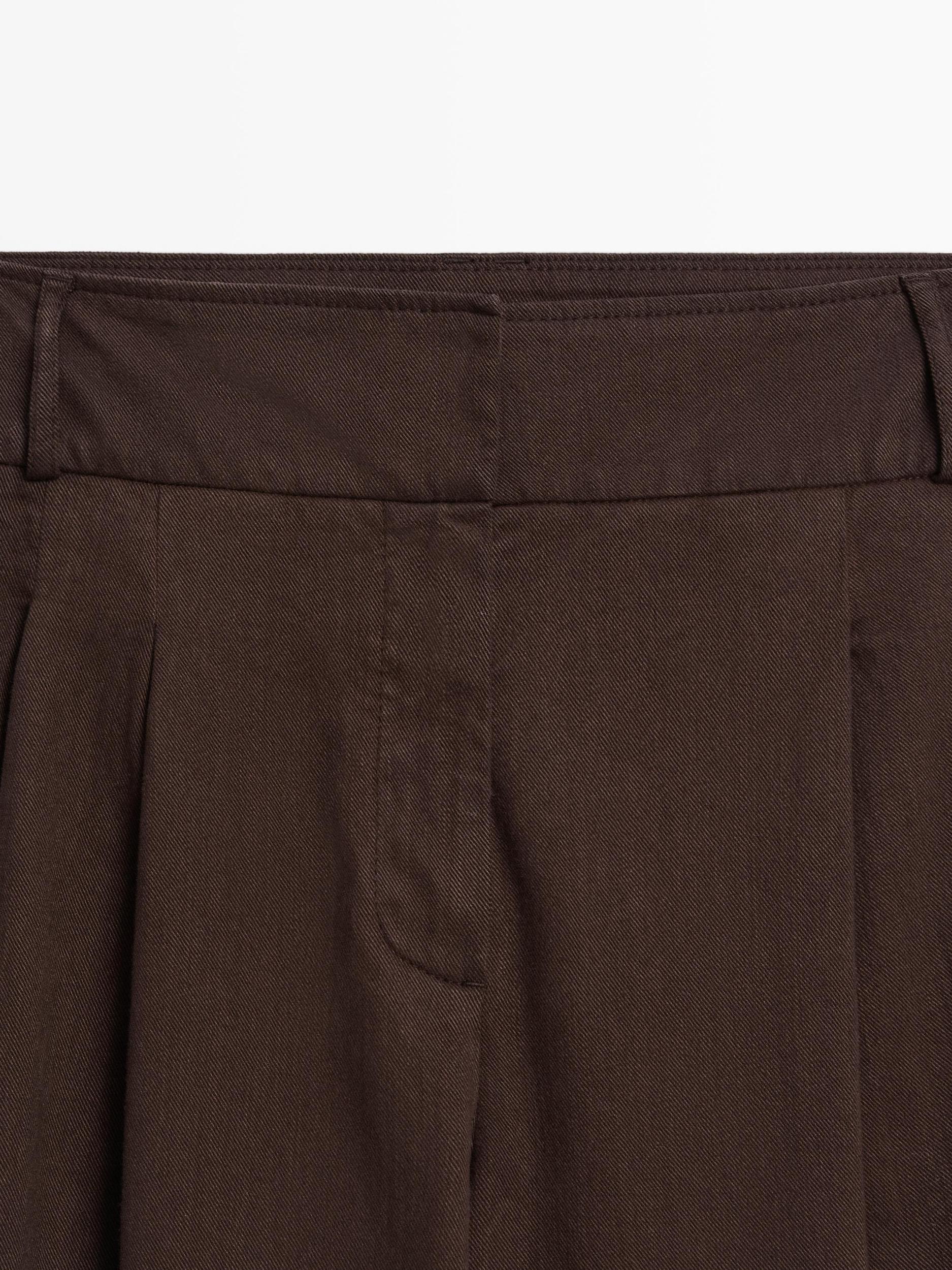 High-waist wide-leg trousers Product Image