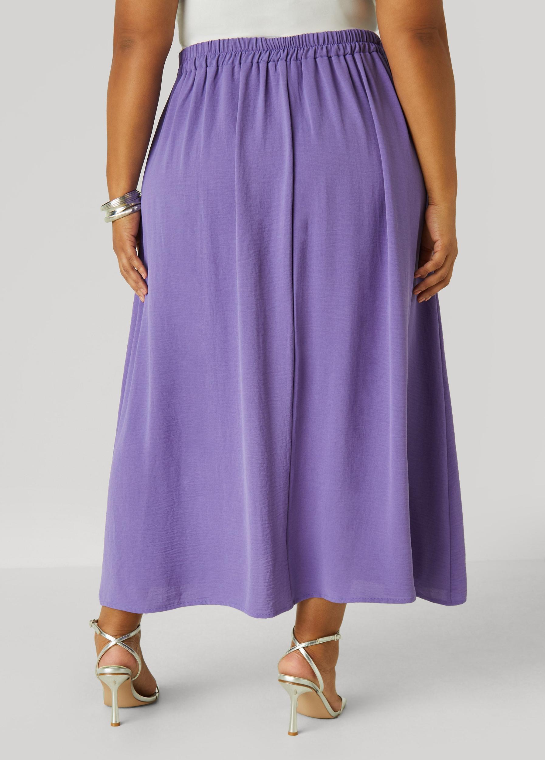 Textured Maxi Cargo Skirt Product Image
