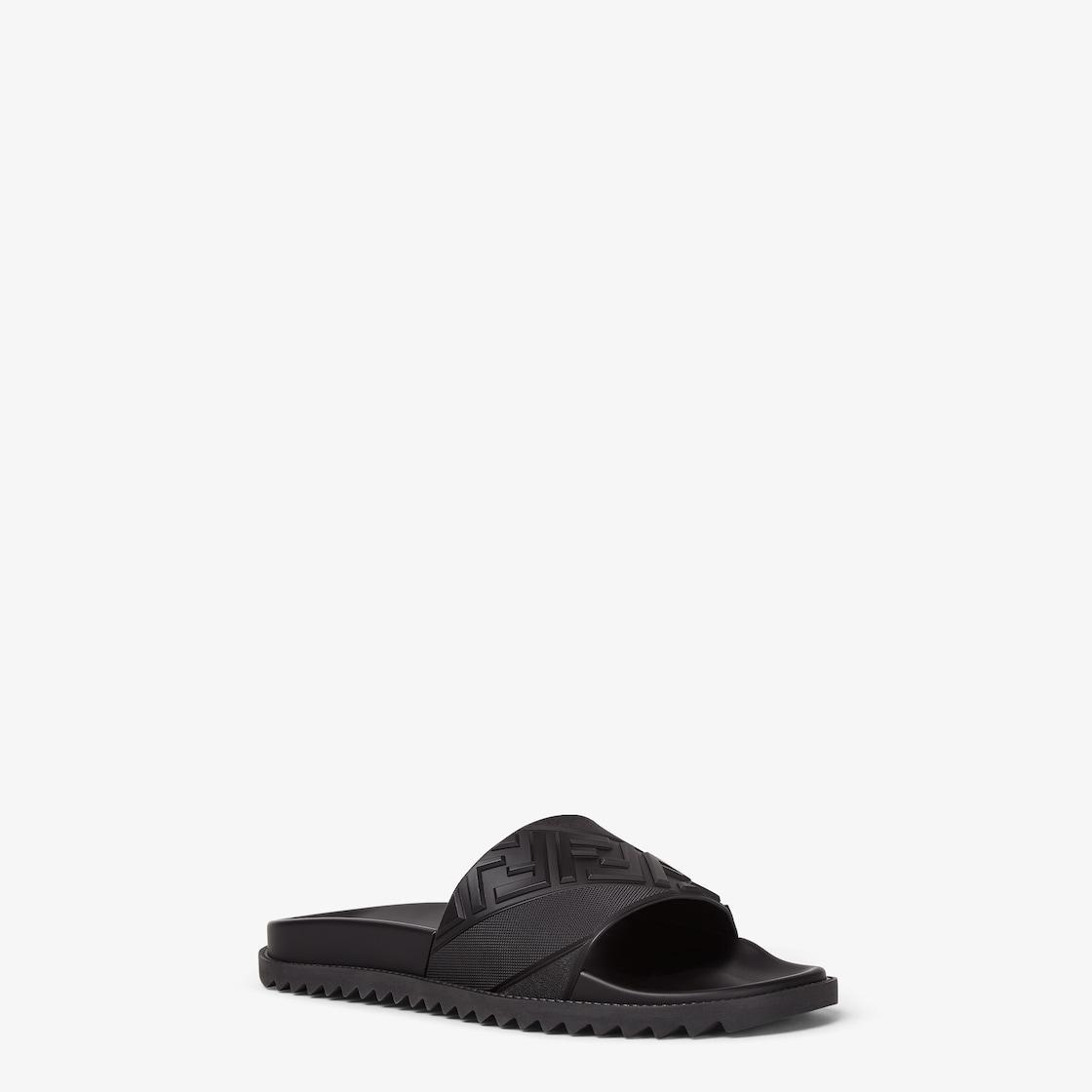 SlidesBlack rubber footbed Product Image