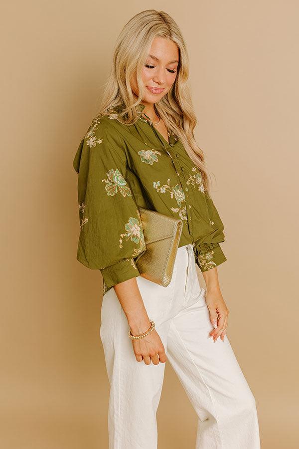 Pretty As A Peony Floral Top Product Image