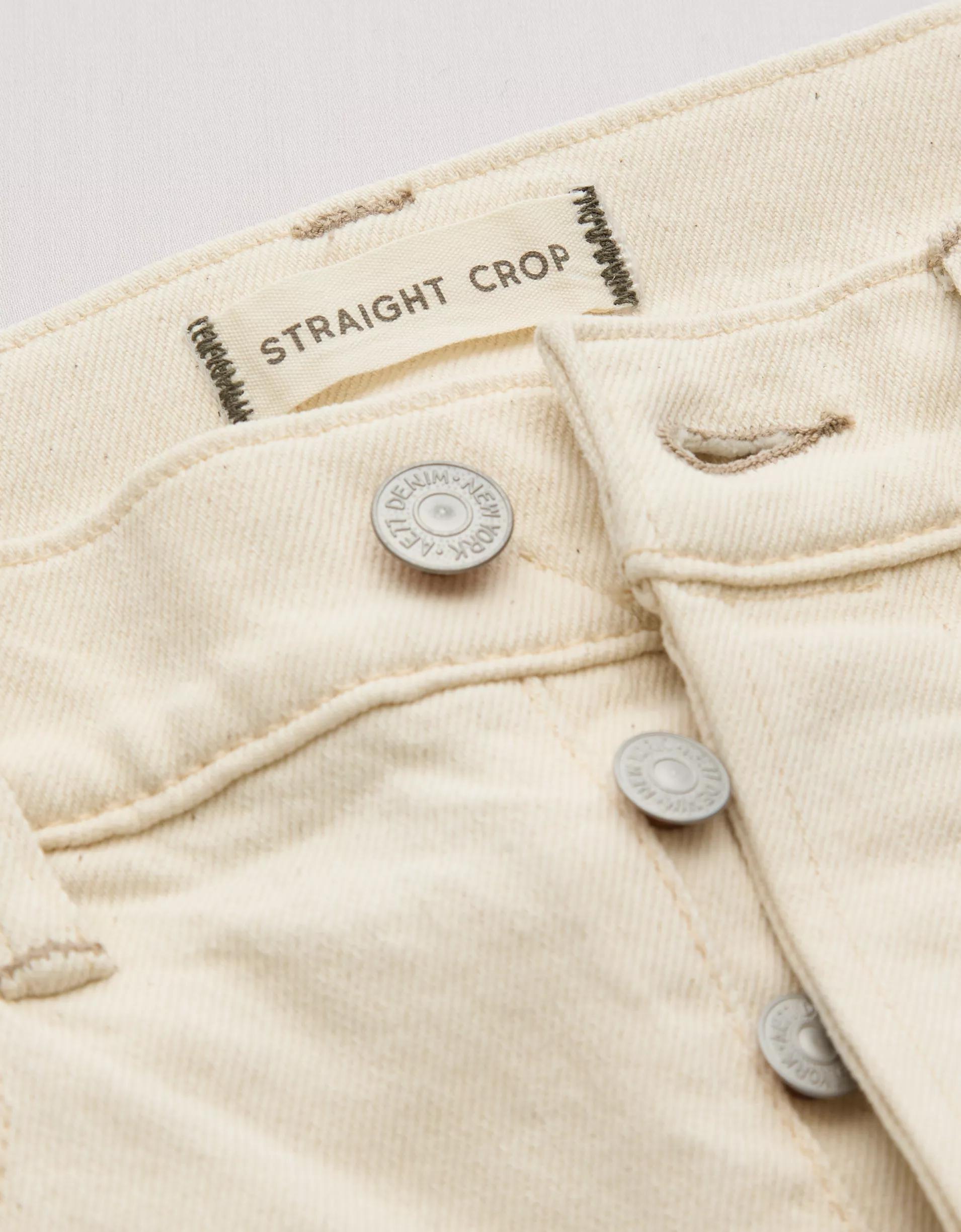 AE77 Premium Straight Crop Jean Product Image