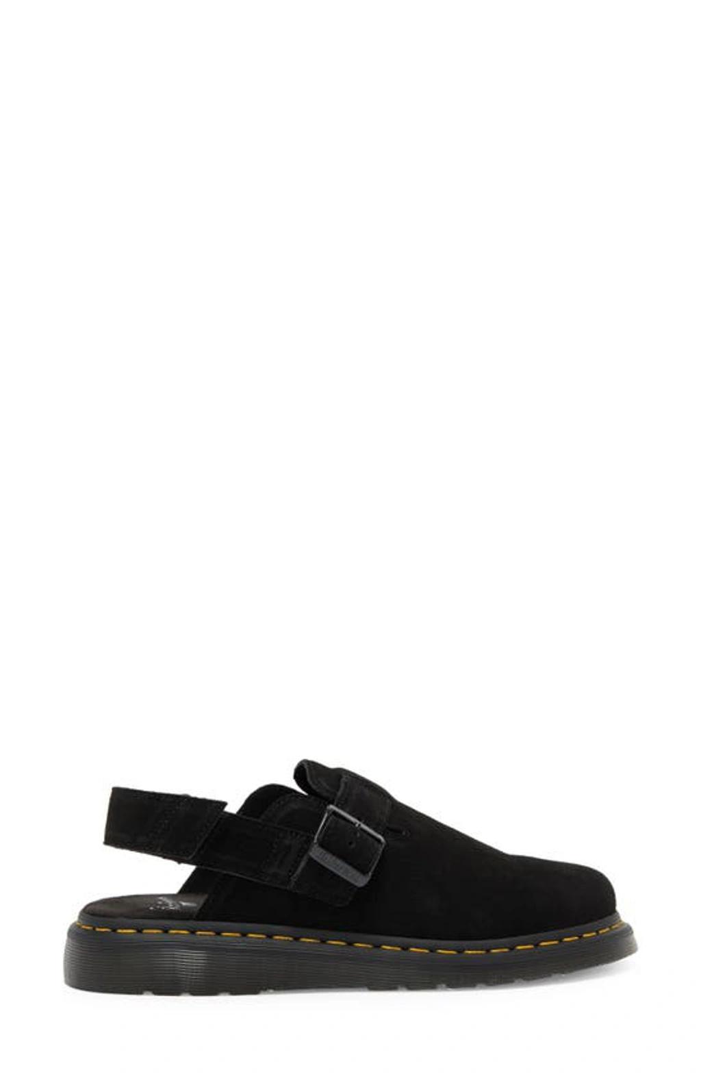DR. MARTENS' Black Jorge Ii Suede Slingback Mules Product Image