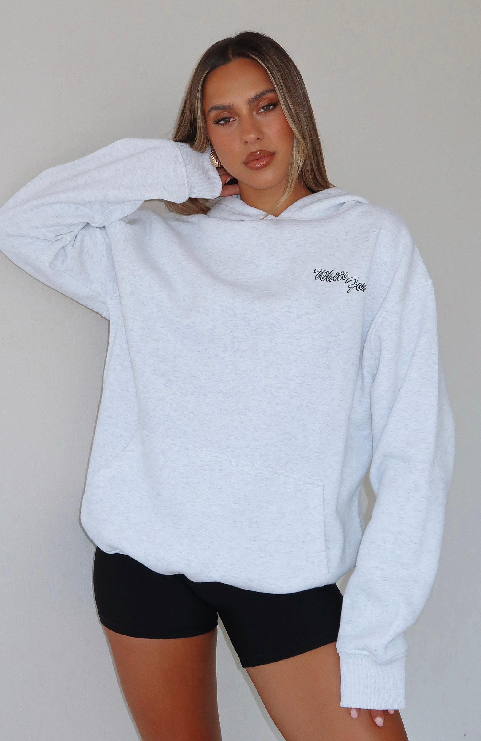 Self Love Always Oversized Hoodie Grey Marle Product Image