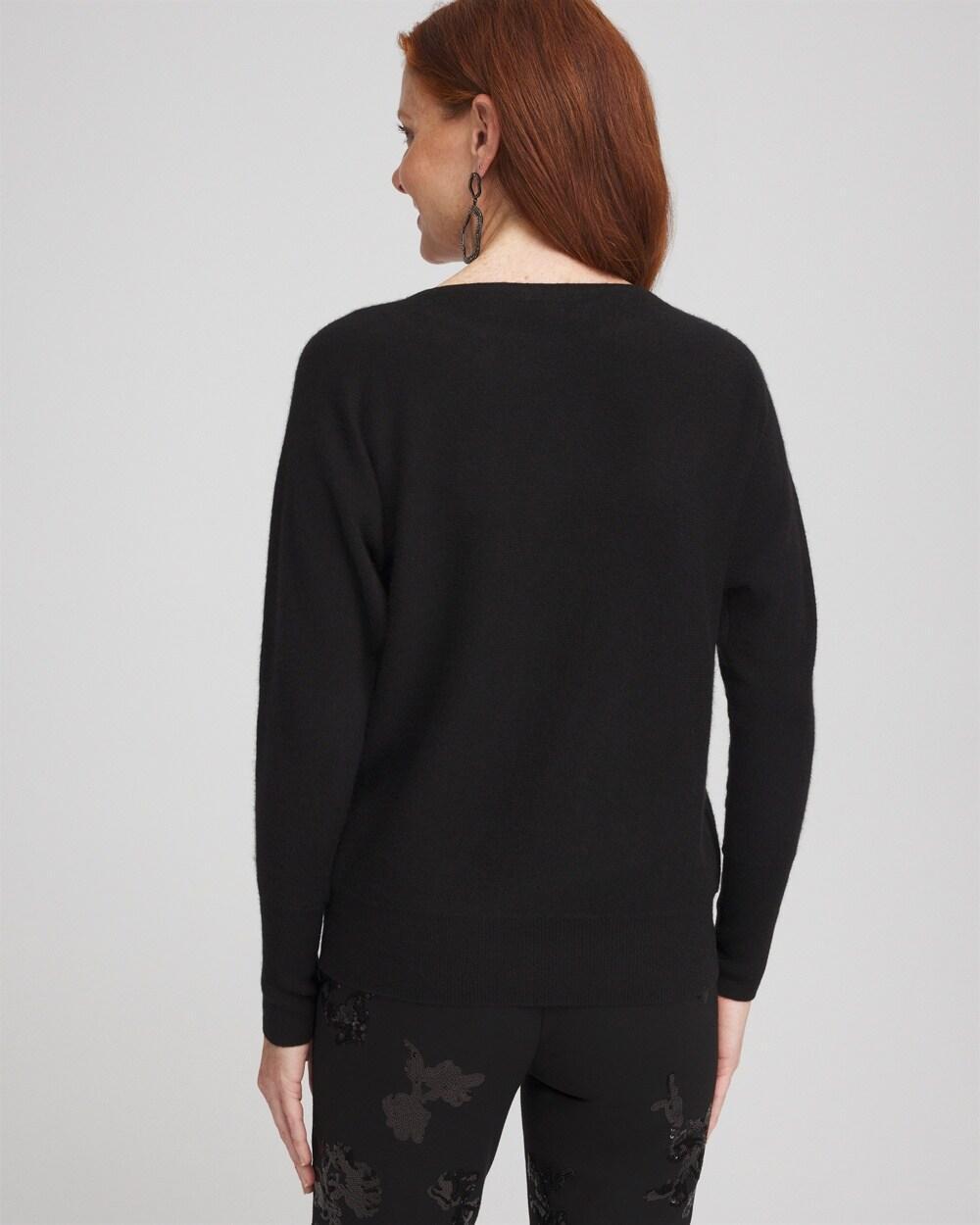 Cashmere Bateau Neck Sweater Product Image