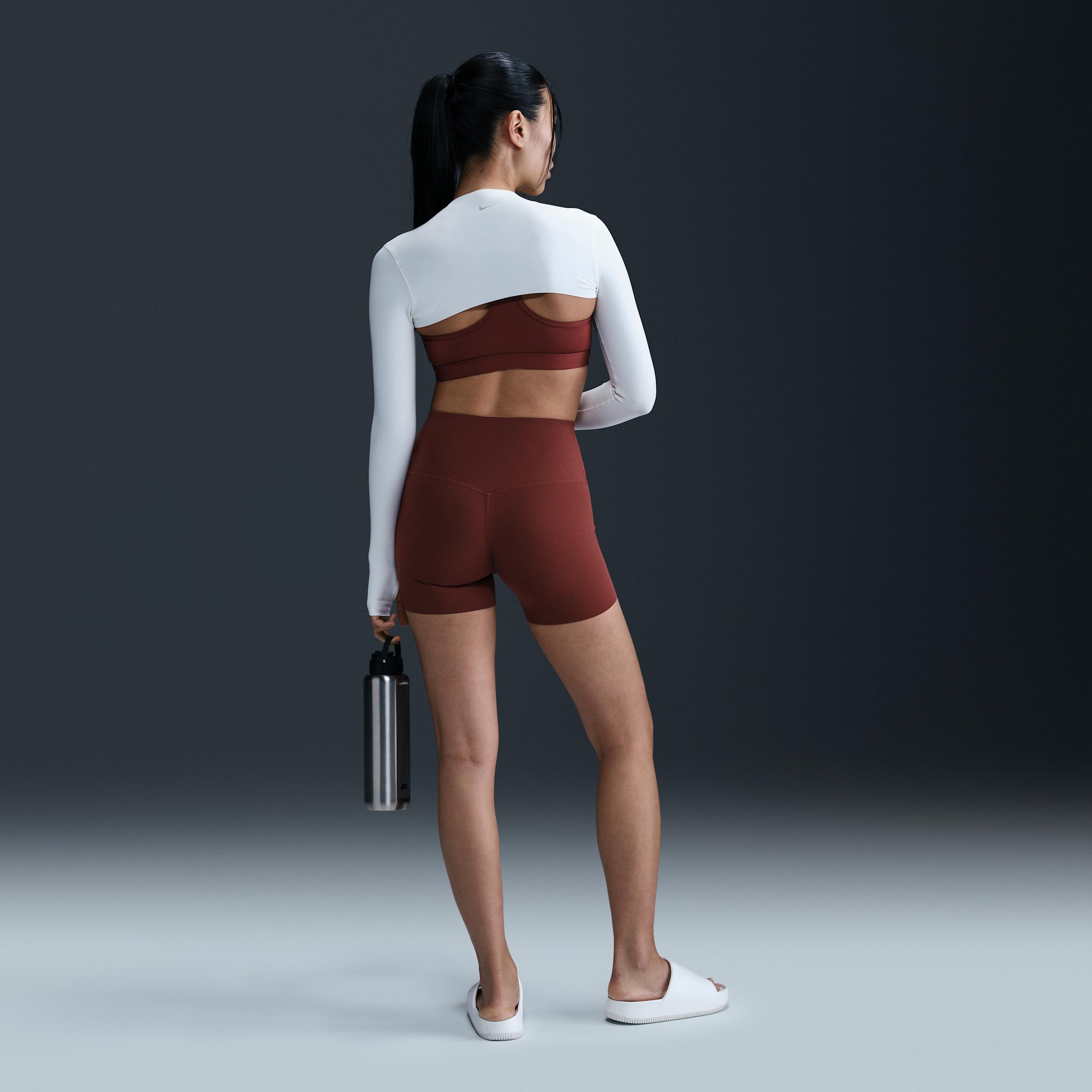 Nike Women's Zenvy Gentle-Support High-Waisted 5" Biker Shorts Product Image