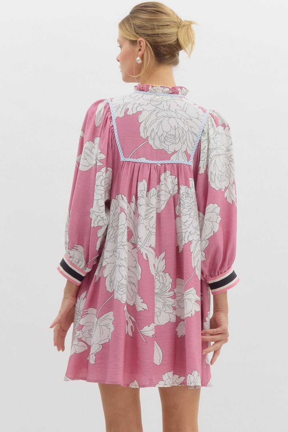 Allison Floral Mini Dress Product Image