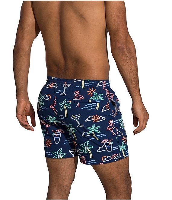Chubbies The Neon Lights 5.5#double; Inseam Stretch Swim Trunks Product Image