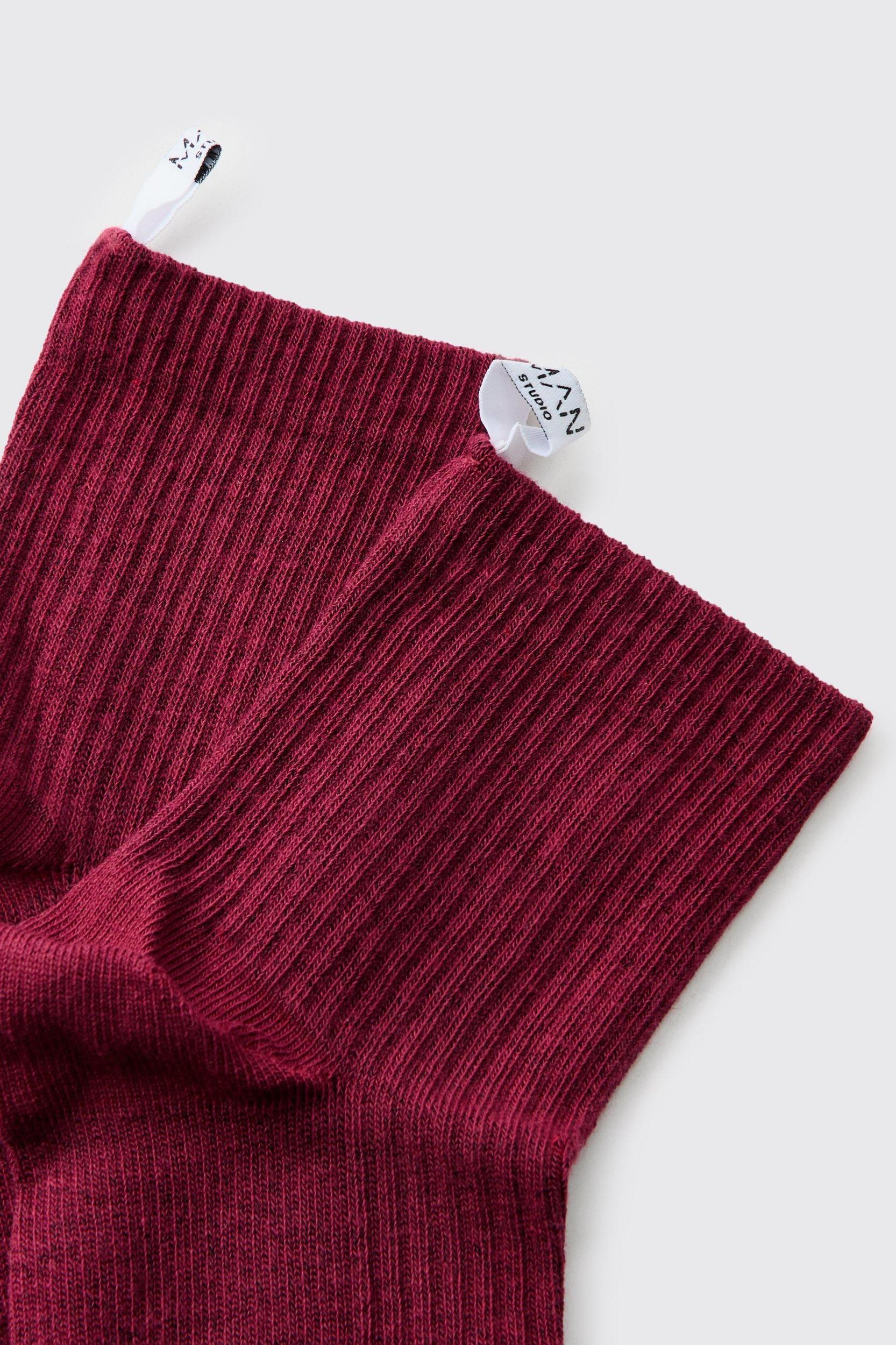 2 Pack Man Woven Tab Socks | boohooMAN USA Product Image