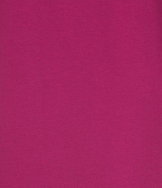 Eileen Fisher Organic Cotton Blend Stretch Jersey Round Neck Short Sleeve Top Product Image