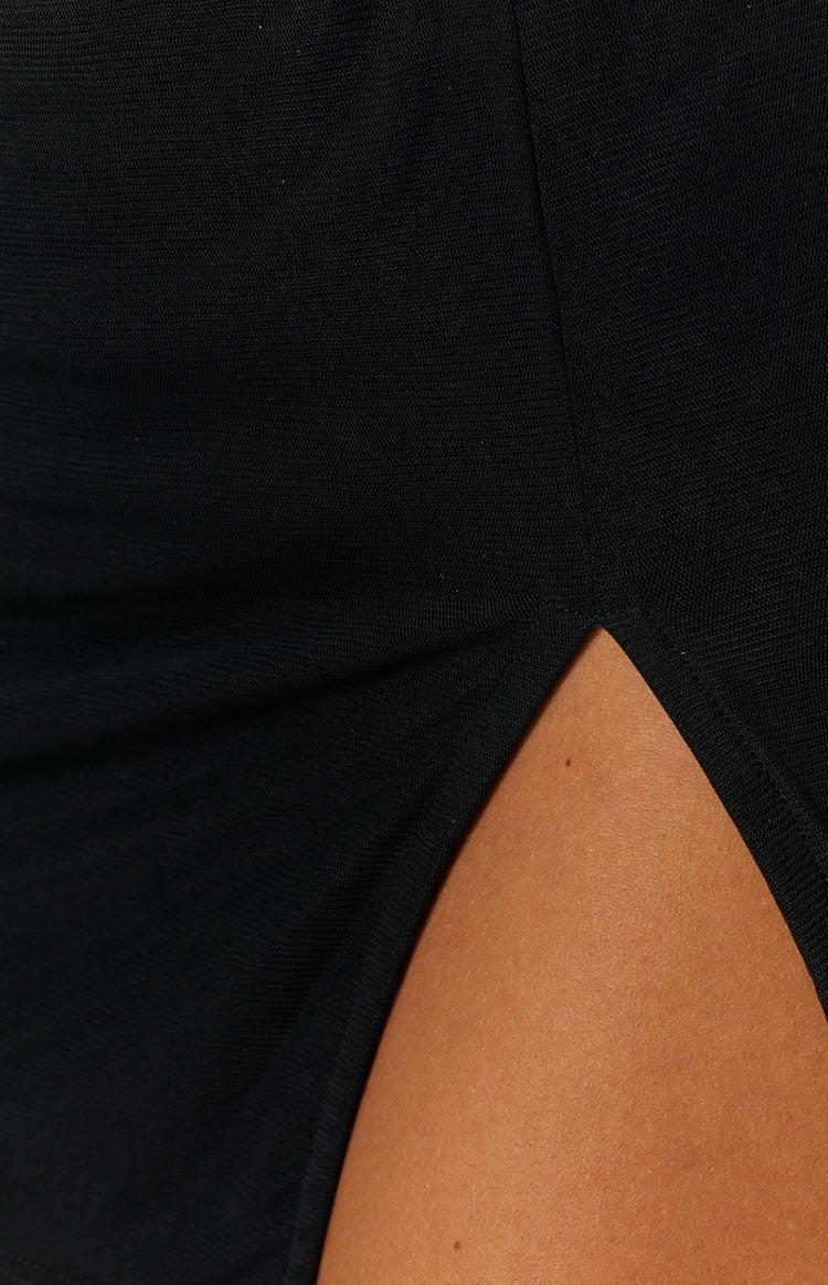 Gabe Black Mesh Mini Skirt Girls Product Image