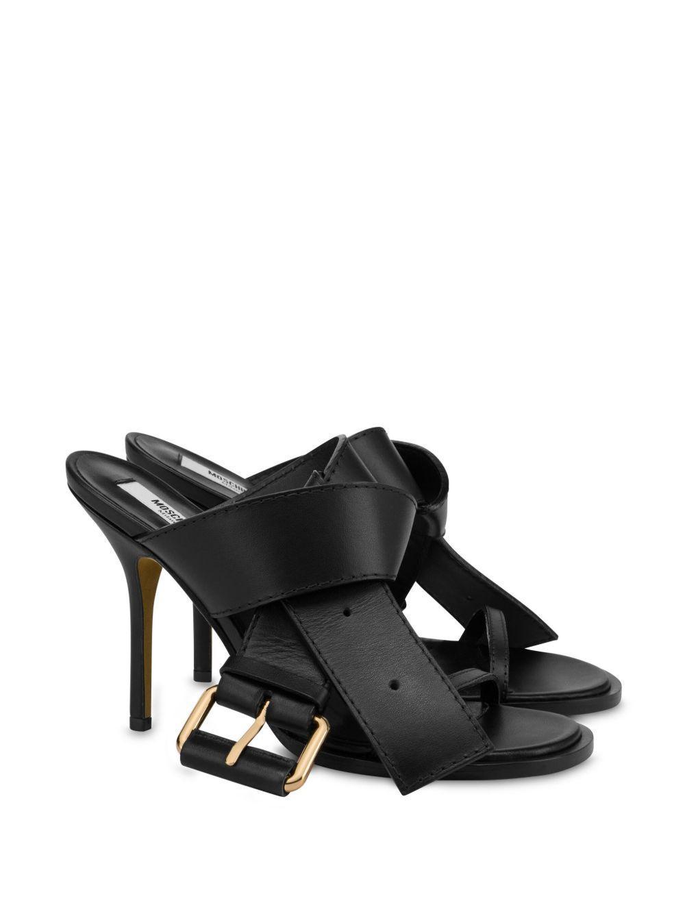decorative-buckle mules  Product Image