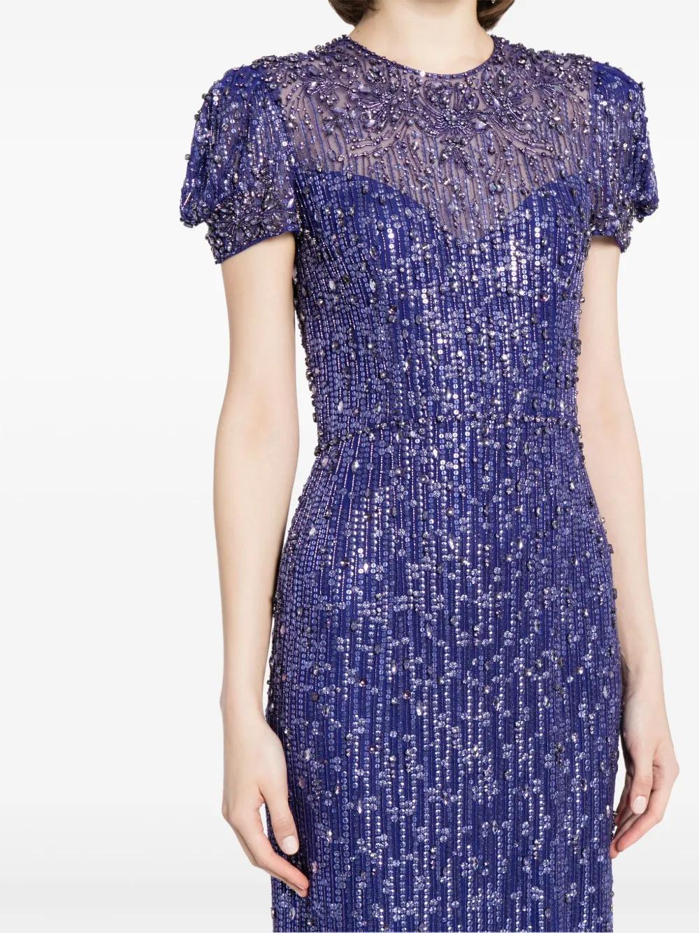Aster sequin-embellished gown Product Image