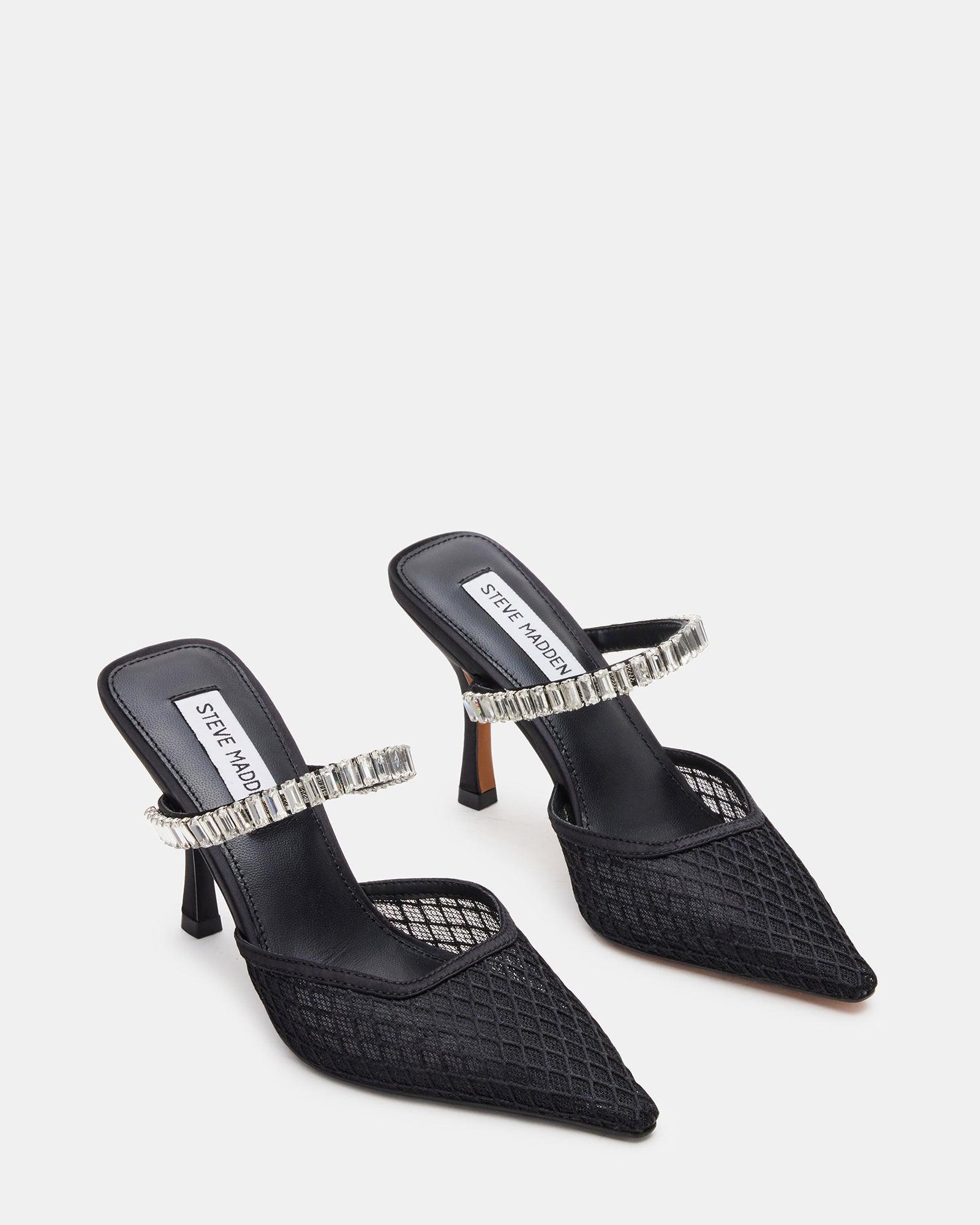 BRECKI SILVER LEATHER RHINESTONES Female Product Image