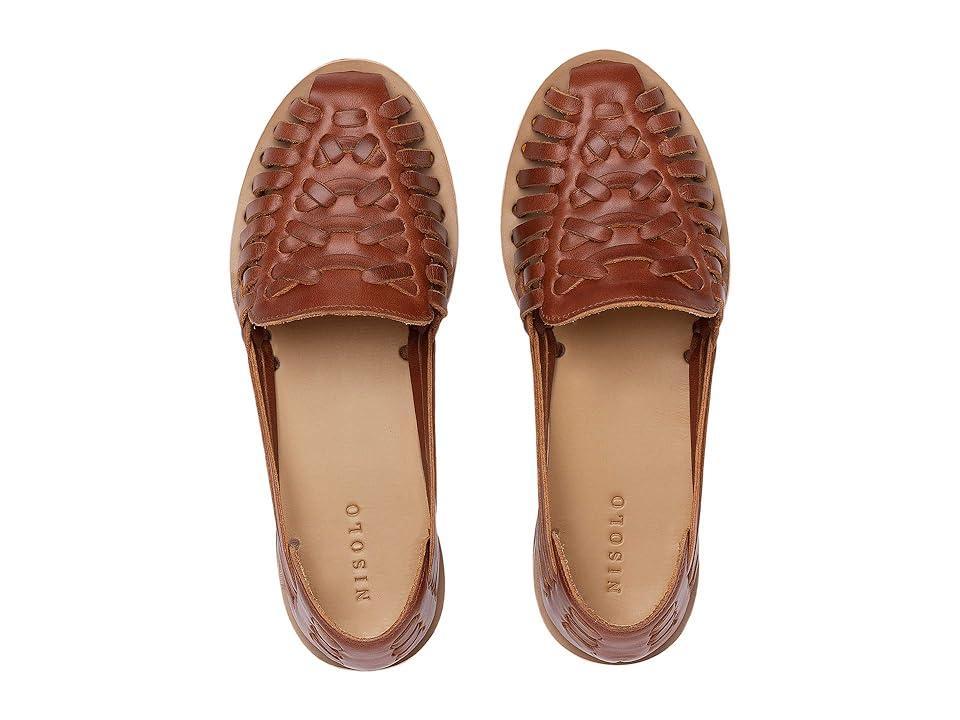 Woven Leather Sandals Product Image