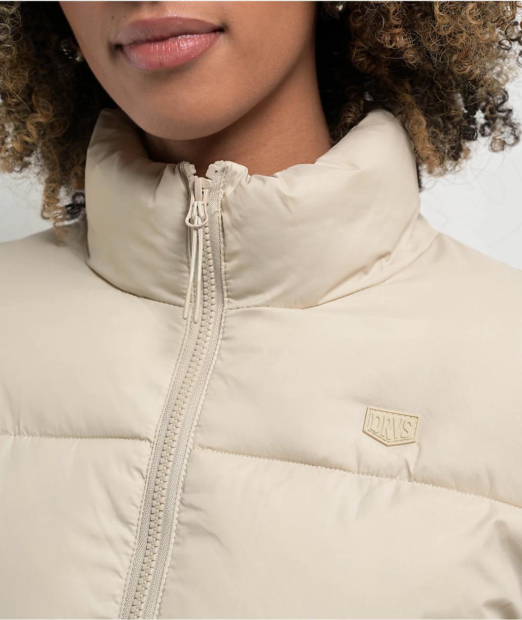 Dravus Aurora Cream Puffer Jacket Product Image