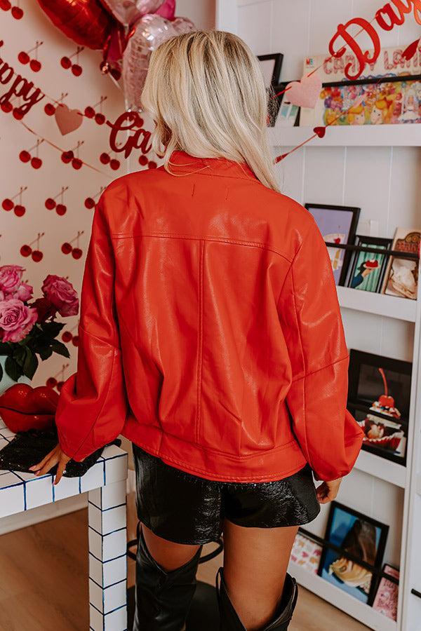 Venture Out Faux Leather Jacket Product Image