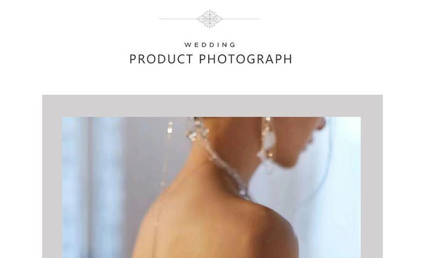 Puff-Sleeve Off-Shoulder Sequin Bow Back Faux Pearl Mermaid Wedding Gown Product Image