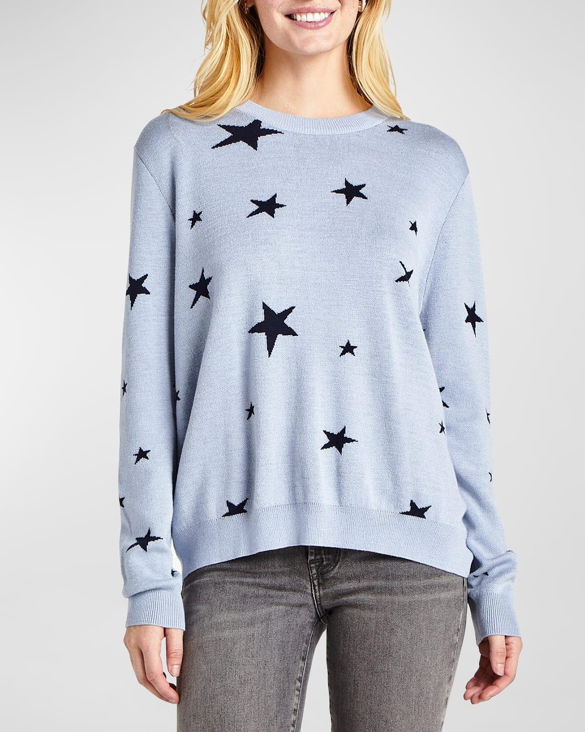 Splendid Natalie Star Sweater Sand) Women's Sweater Product Image