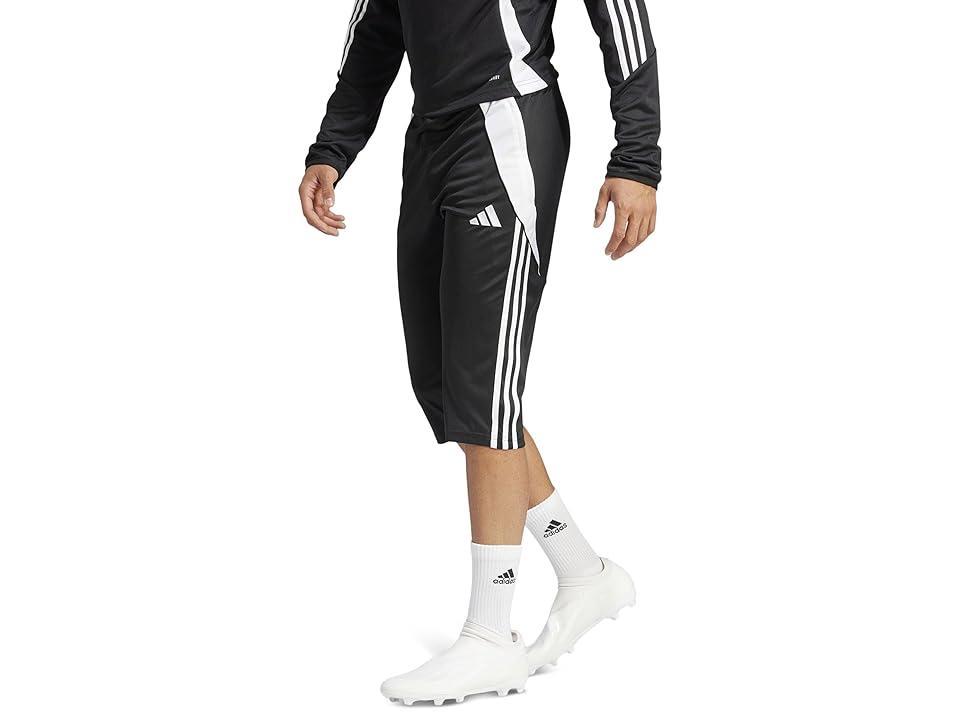 adidas Mens Tiro24 3/4 Pants - Black/White Product Image
