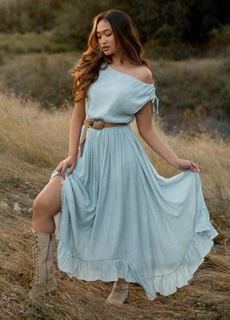 Gia Dress in Sky Blue Female Product Image