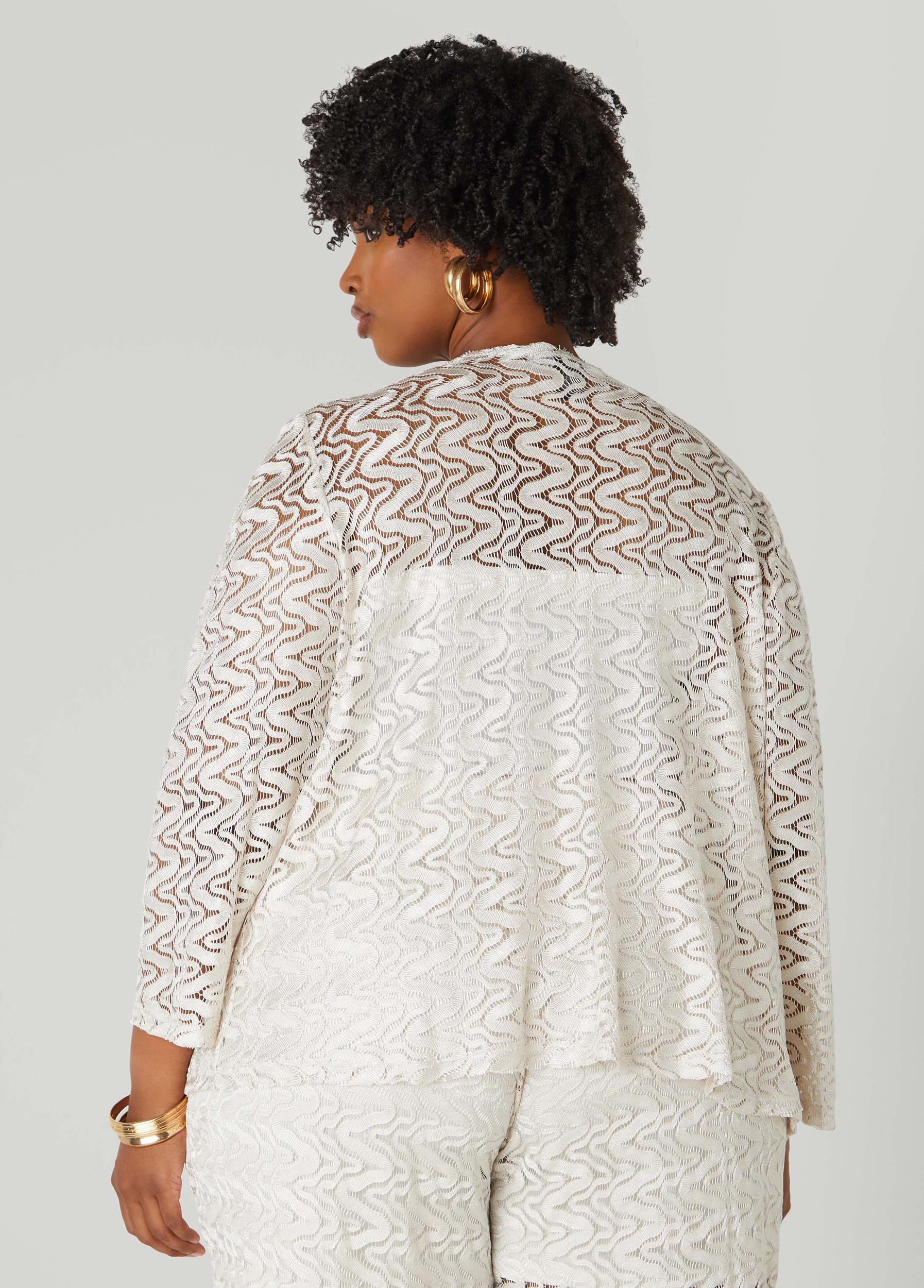 Open Front Lace Jacket Product Image