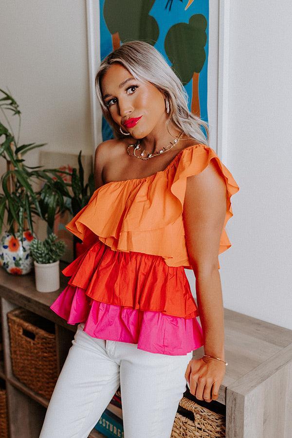 Ready To Ruffle Top Product Image