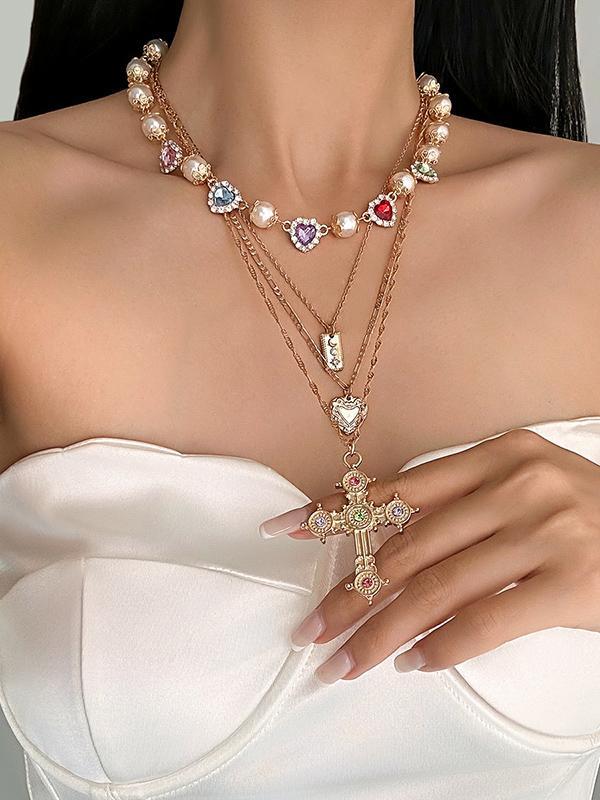 Layered Tasseled Necklaces Accessories Product Image