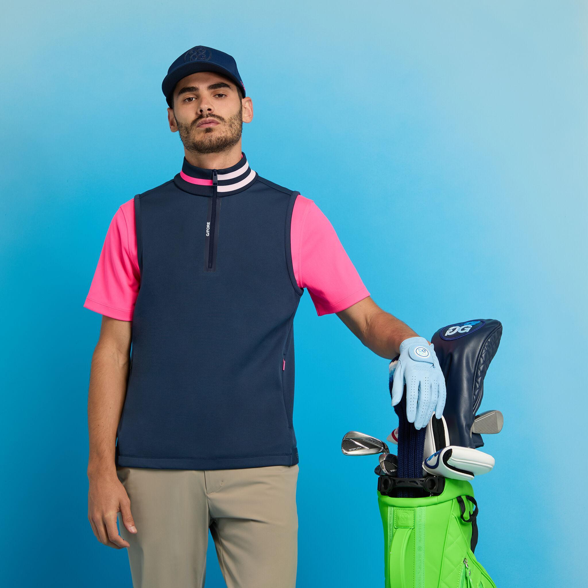 DOUBLE KNIT PIQUÉ VEST Product Image
