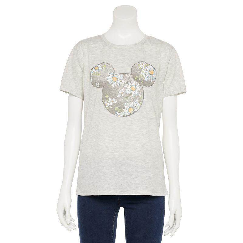 Disneys Mickey Mouse Womens Daisy Graphic Tee, Girls Brown Product Image