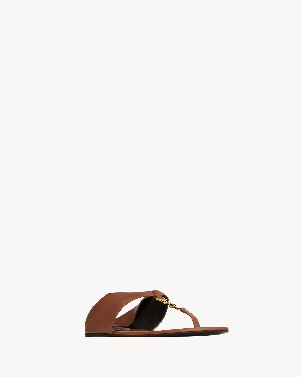 CASSANDRA sandals in smooth leather | Saint Laurent | YSL.com Product Image