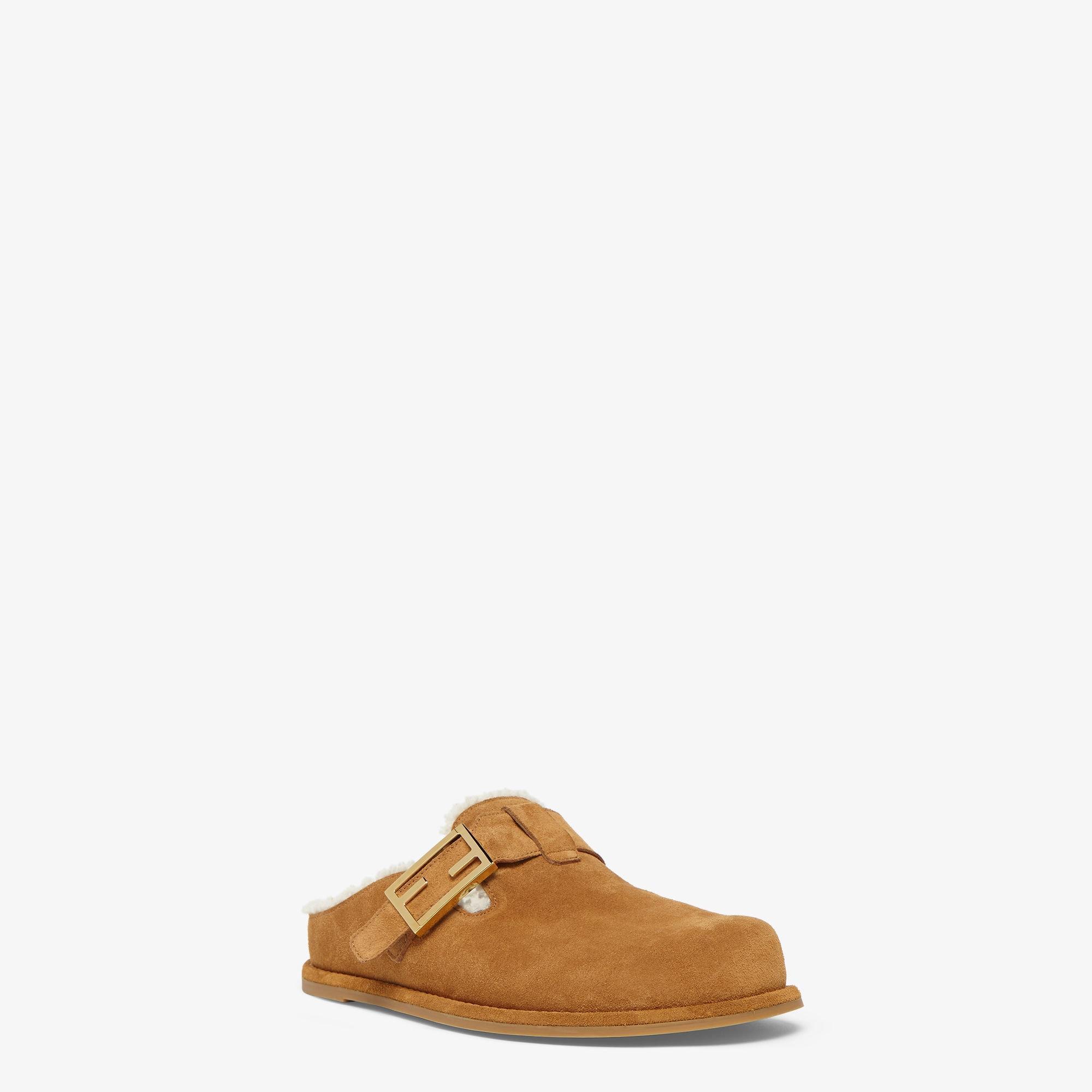 Fendi FeelBeige suede sabots Product Image