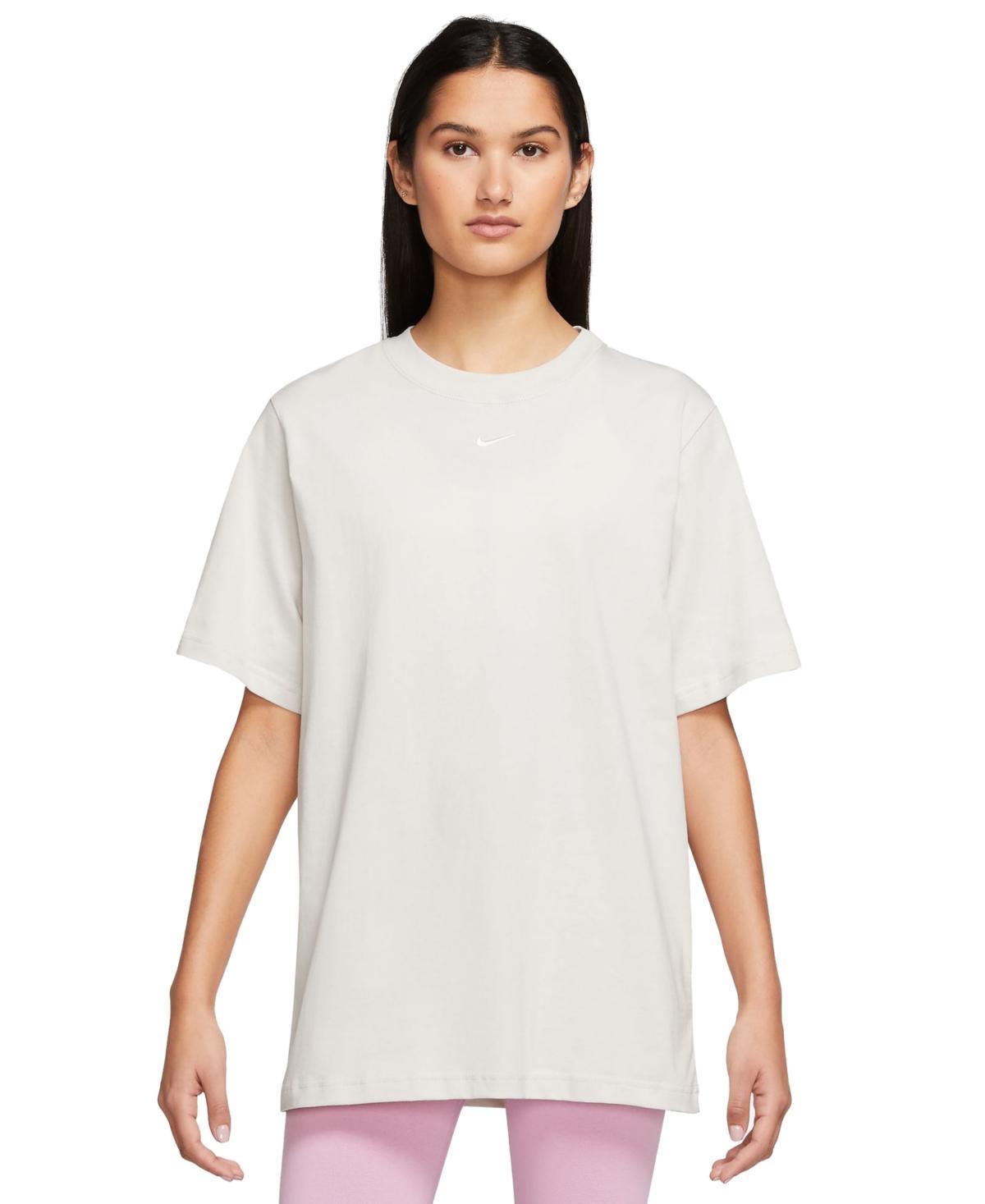 Womens Nike Sportswear Essential Tee Dark Grey Grey Product Image